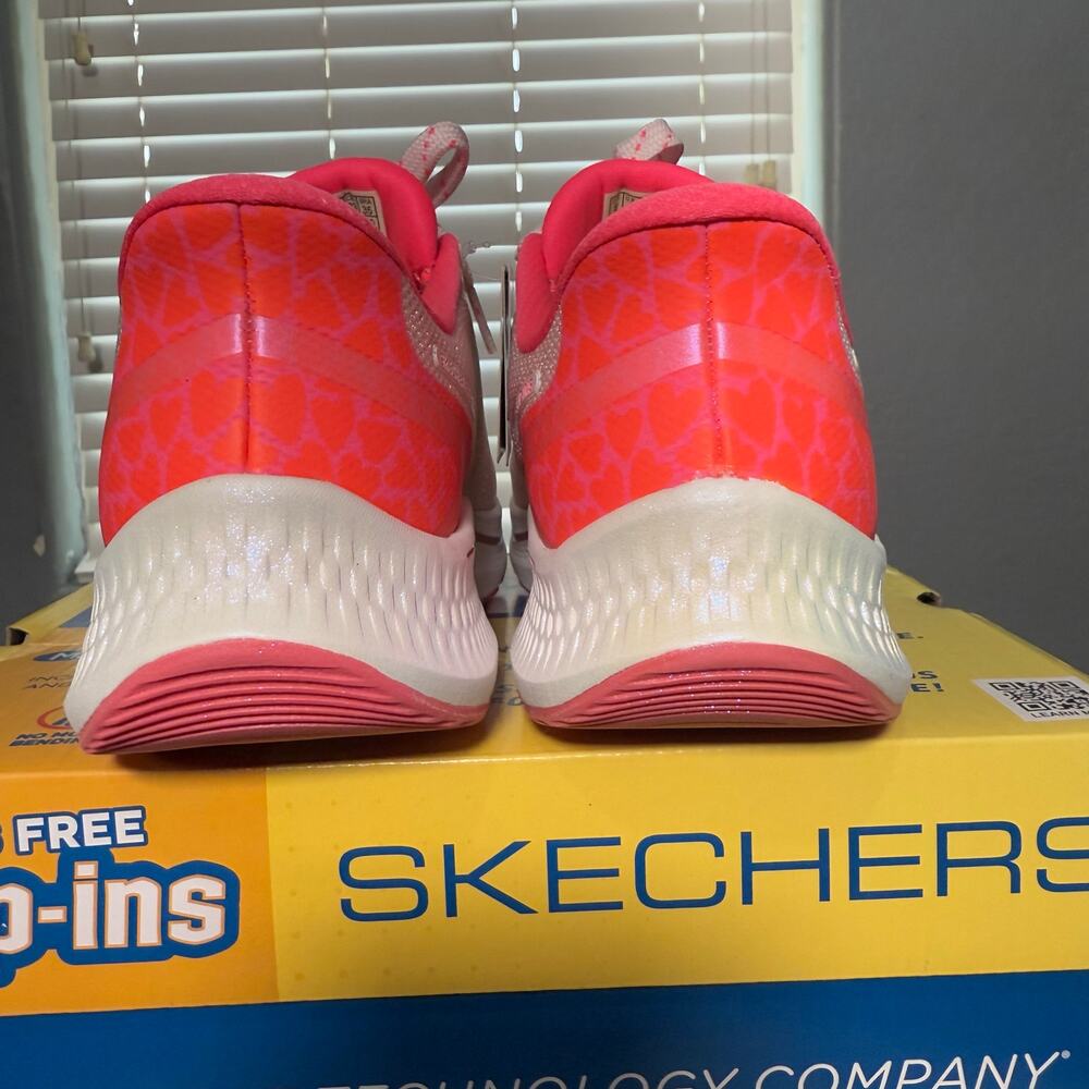Skechers Performance Go Run Consistent 2.0 Womens 6 Pink White Slip on Medium - Picture 3 of 8